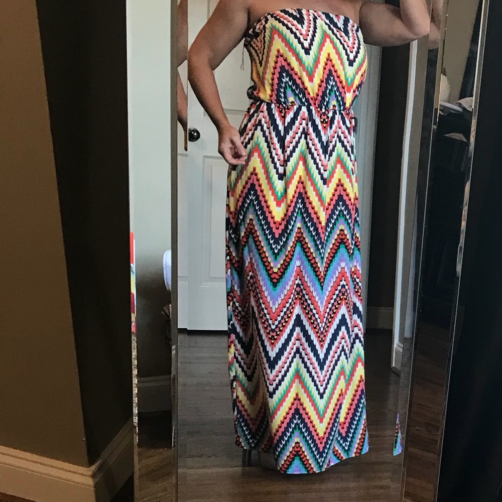 Maxi dress multi colored
